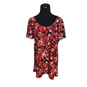 M Lularoe NEW Christmas Holiday Legging Classic Tee Elves Polka Dot Medium 10-12